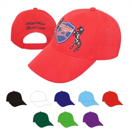 6 Panel Medium Profile Structured Cotton Cap